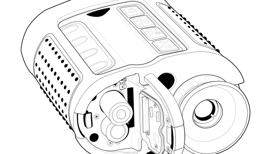 Night Optics TM-X Thermal Monocular | Digital Optic | Illustration