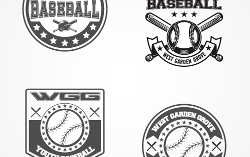 West Garden Grove Youth Baseball Logo Ideas