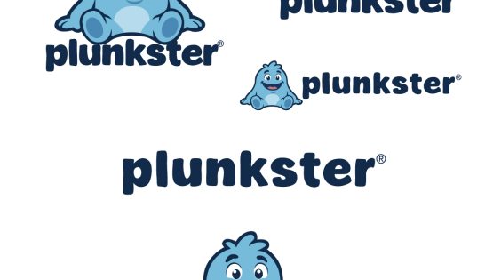 Plunkster Logo, Branding, Illustration